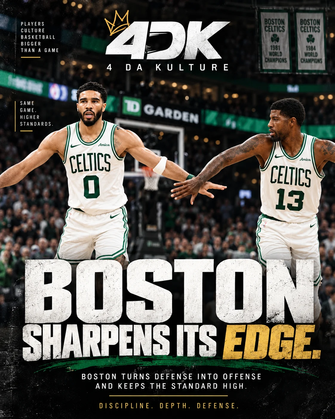 4DK editorial cover: Boston sharpens its defensive edge