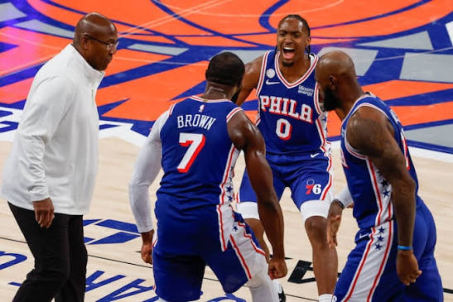 Philadelphia’s new-look lineup celebrates