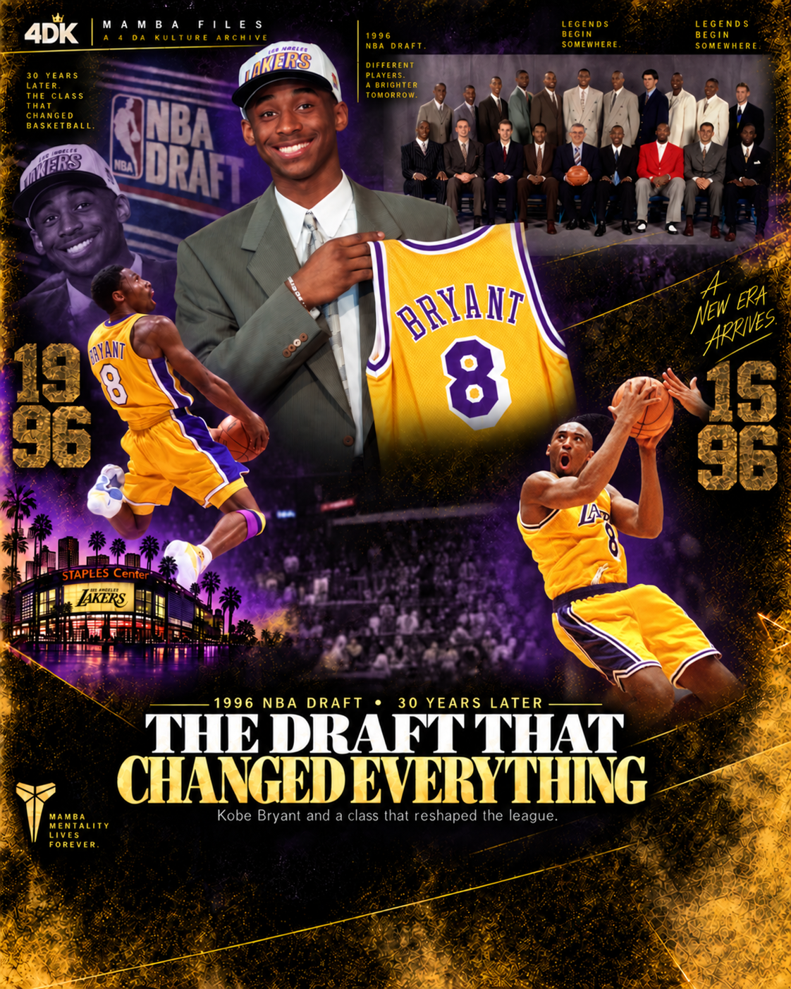 The 1996 NBA Draft: The Draft That Changed Everything — Mamba Files graphic
