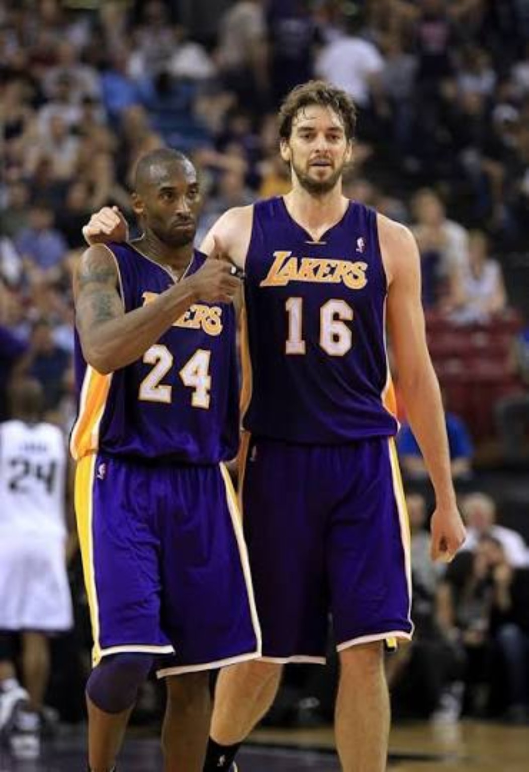 Kobe Bryant and Pau Gasol together