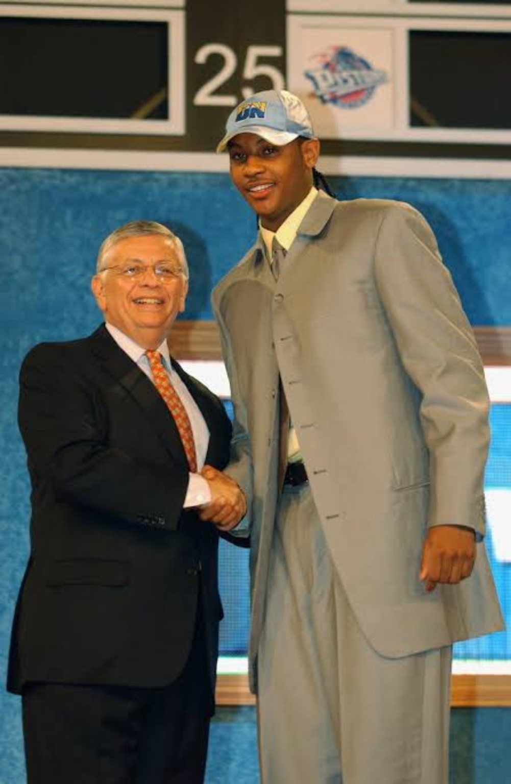 Carmelo Anthony on 2003 NBA Draft night
