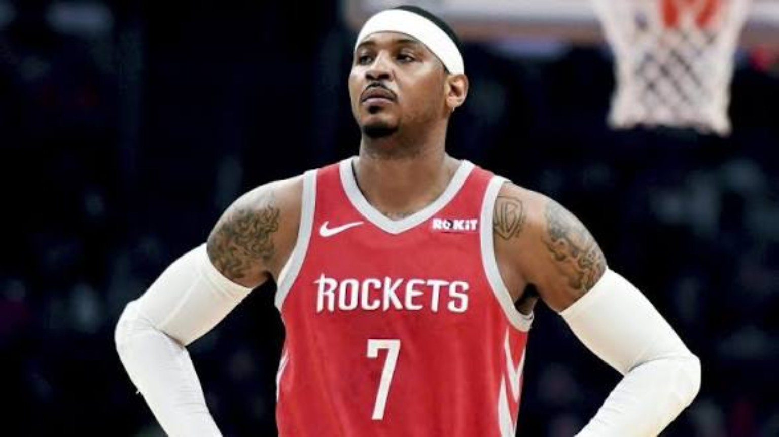 Houston lasted only 10 games before Carmelo was effectively pushed out of the rotation and then off the roster.