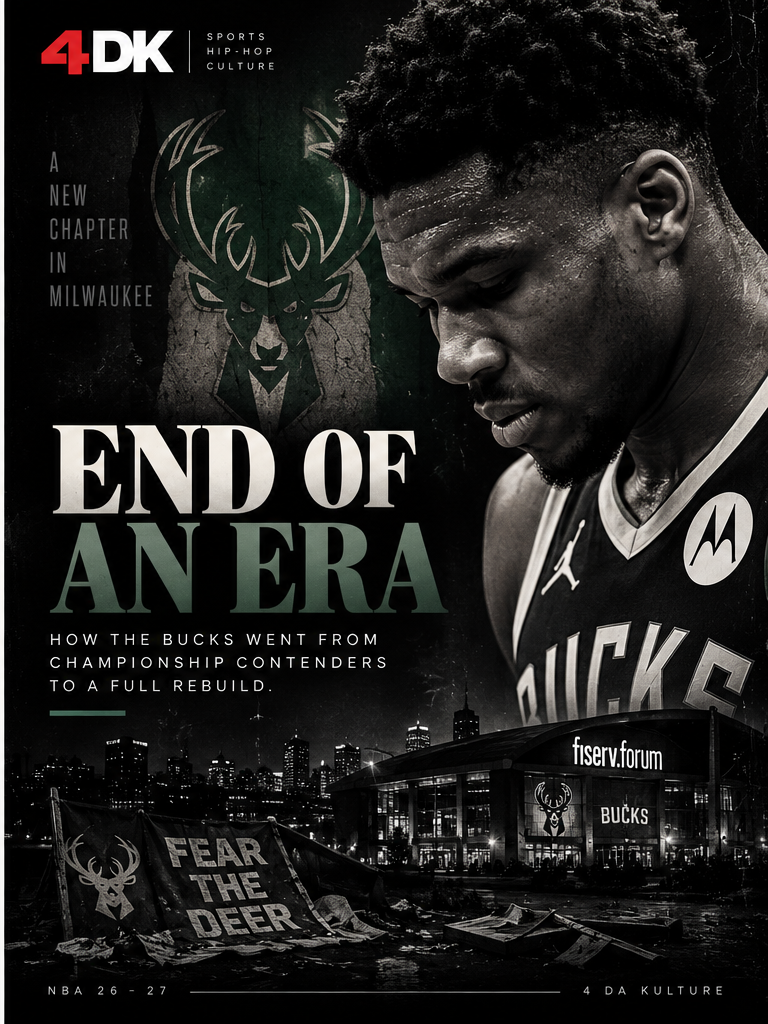 Milwaukee Bucks fall from grace 4DK feature artwork