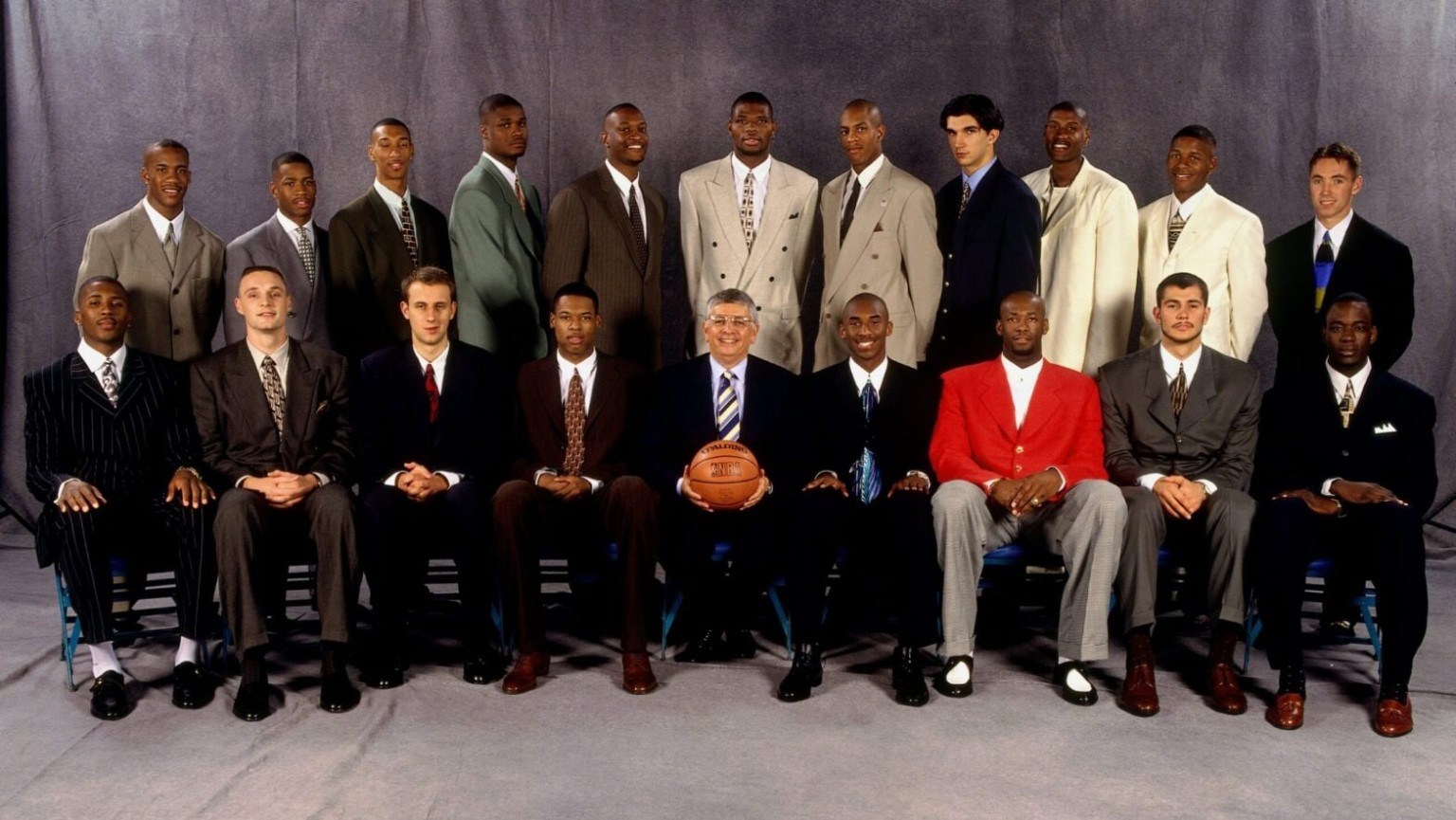 1996 NBA Draft class group photograph