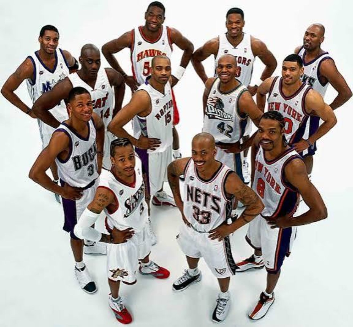 Group portrait from the 2001 NBA All-Star weekend