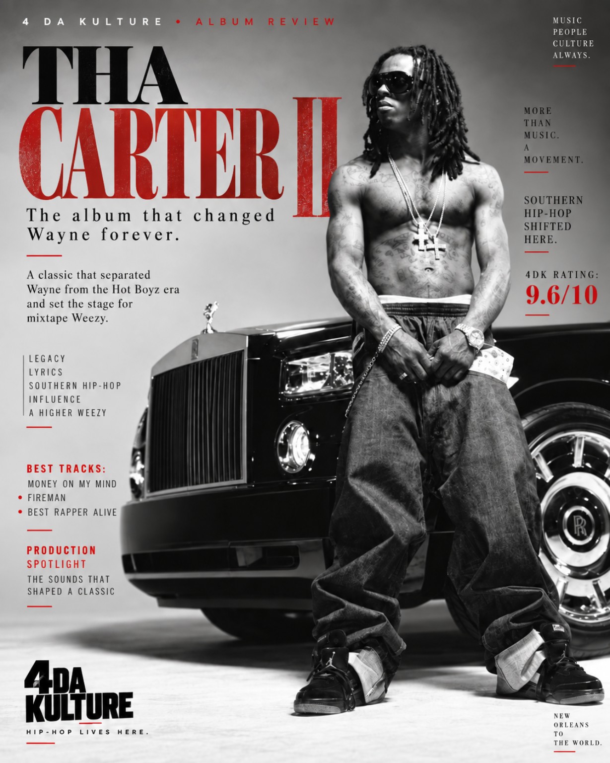 4 Da Kulture Tha Carter II album review artwork