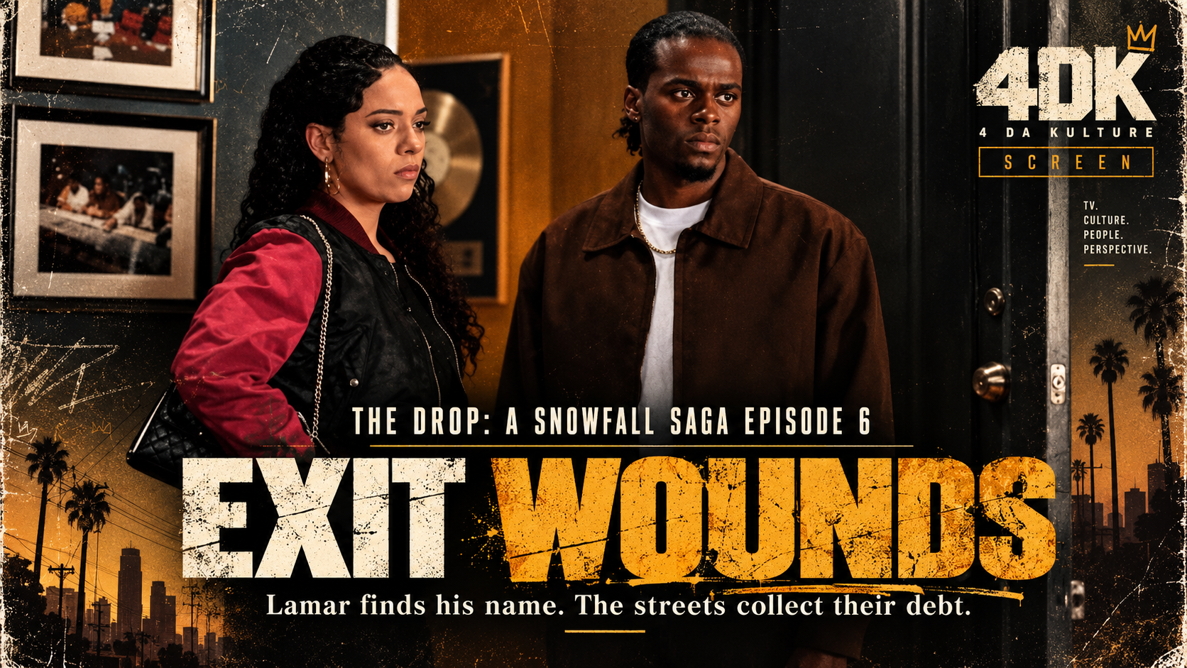 The Drop: A Snowfall Saga episode six Exit Wounds 4DK artwork